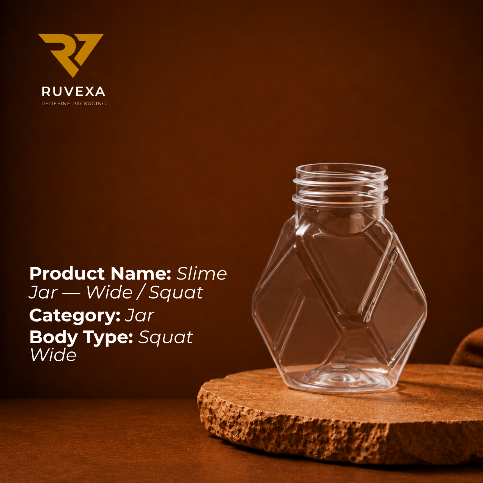 Ruvexa Slime Jar (Wide/Squat)