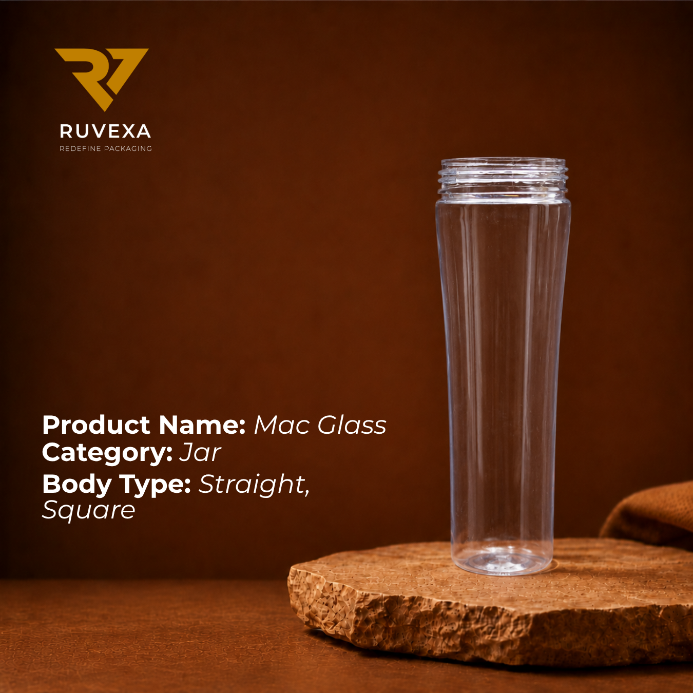 Ruvexa MAC Glass Jar