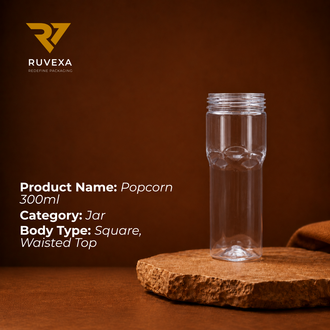 Ruvexa 300 ml Popcorn Jar