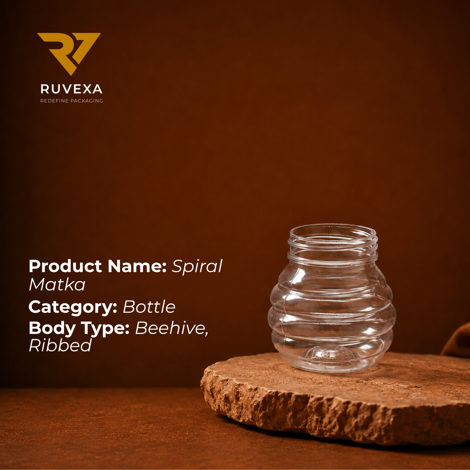 Ruvexa Spiral Matka Jar